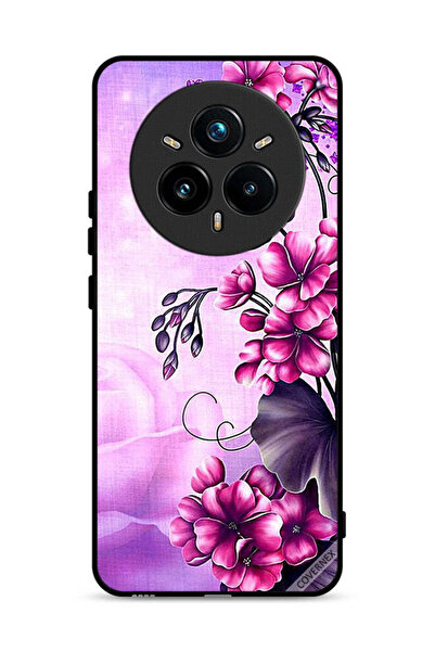 Covernex غطاء حماية لهاتف Realme 14 Pro Plus 5G بخلفية زهور رومانسية