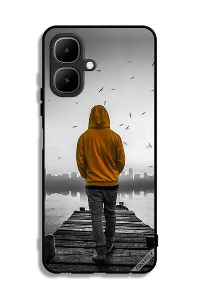 Covernex غطاء حماية لهاتف Infinix Smart 10 - فتى حزين يمشي