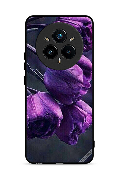 Covernex غطاء حماية لهاتف Realme 14 Pro 5G بنقشة زهور داكنة