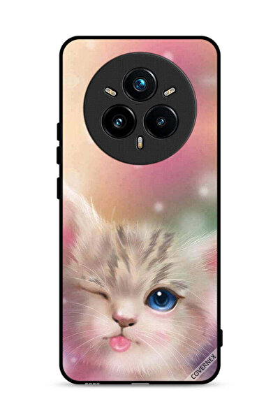 Covernex غطاء حماية لهاتف Realme 14 Pro 5G بتصميم قطة لطيفة