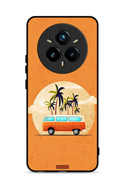 Tolwak غطاء حماية لهاتف Realme 14 Pro Plus 5G برسومات حافلة