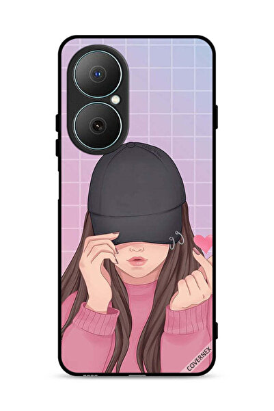 Covernex غطاء حماية لهاتف هواوي نوفا Y73 بتصميم قبعة سناب لوف جيرل