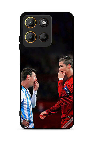 Covernex غطاء حماية موتورولا موتو جي 15 رونالدو وميسي في إطار واحد