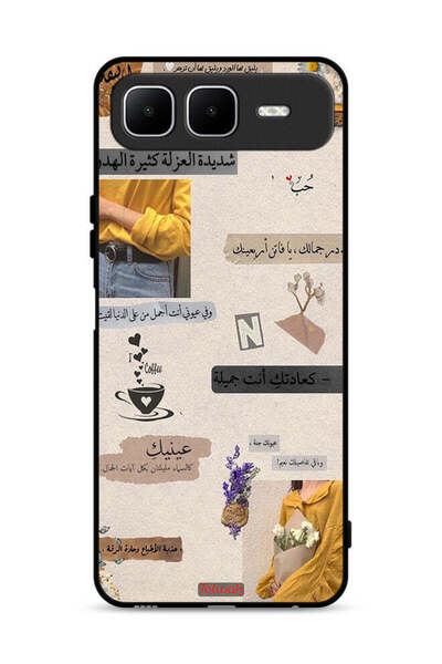 Tolwak غطاء حماية لهاتف إنفينيكس سمارت ١٠ بلس بعبارات حب عربية