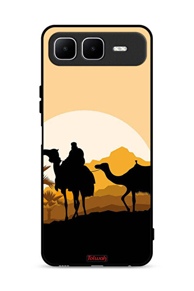 Tolwak غطاء حماية لهاتف إنفينيكس سمارت ١٠ بلس - فن الصحراء