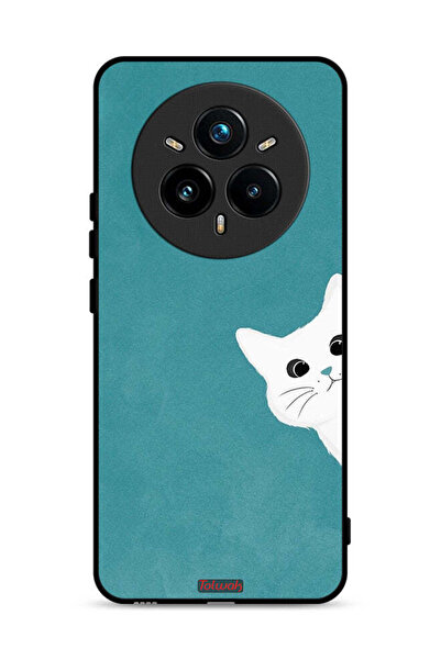 Tolwak غطاء حماية لهاتف Realme 14 Pro Plus 5G بتصميم قطة