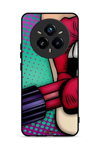 Tolwak غطاء حماية لجهاز Realme 14 Pro Plus 5G أحمر شفاه