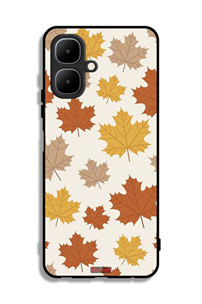 Tolwak غطاء حماية لهاتف إنفينيكس سمارت 10 بنقشة أوراق الخريف
