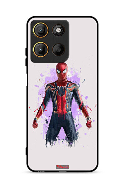 Tolwak غطاء حماية موتورولا موتو جي 15 بتصميم العنكبوت الحديدي