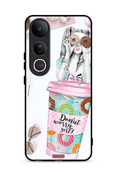 Tolwak غطاء حماية فيفو V50 لايت - فتاة دونات ووري جيرل