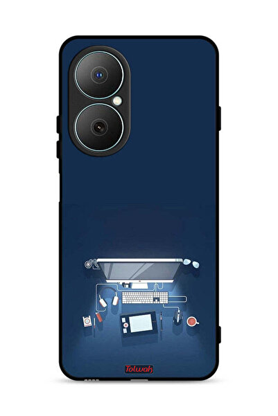 Tolwak غطاء حماية لجهاز هواوي نوفا Y73 - فن مكتب الكمبيوتر
