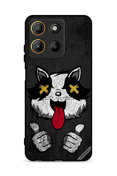 Covernex غطاء حماية موتورولا موتو جي 15 بتصميم قط مارشميلو