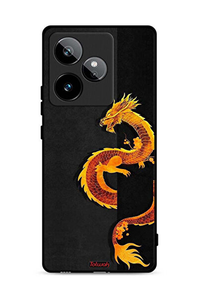 Tolwak Realme GT 7T 5G Protective Case Cover Dragon Art