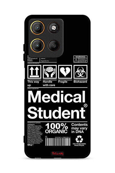 Tolwak غطاء حماية موتورولا موتو جي 15 - ملصق طالب الطب