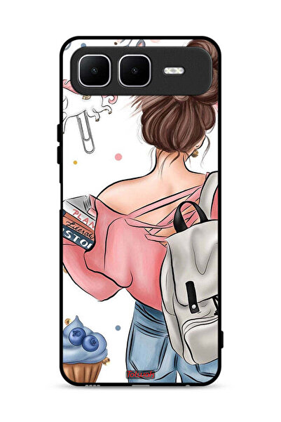 Tolwak Infinix Smart 10 Plus Protective Case Cover Books In Hands