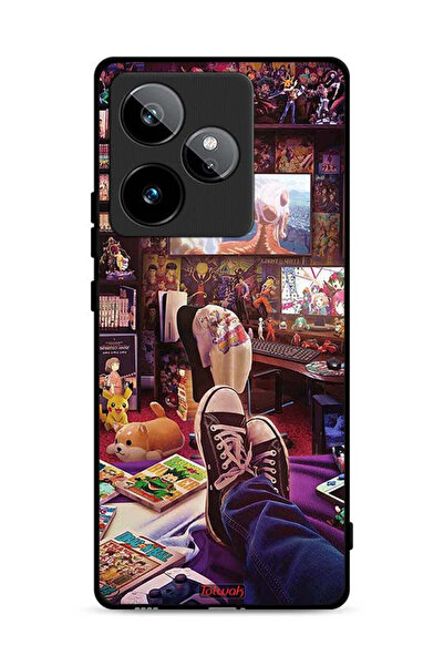 Tolwak غطاء حماية لهاتف Realme GT 7T 5G من Comic Zone