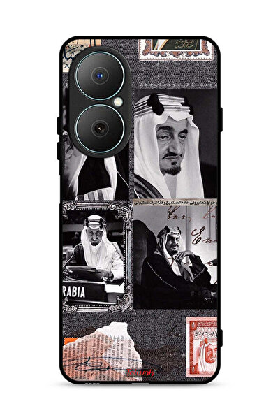 Tolwak غطاء حماية لهاتف هواوي نوفا Y73، ملصق الملك فيصل العتيق