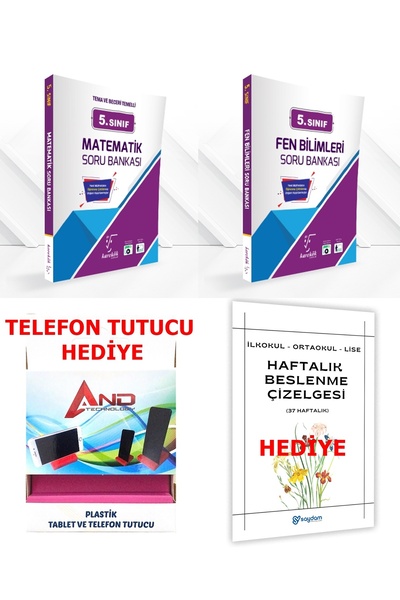 Karekök Yayınları 2025-2026 5. Sınıf Matematik Ve Fen Bilimleri Soru Bankası ...