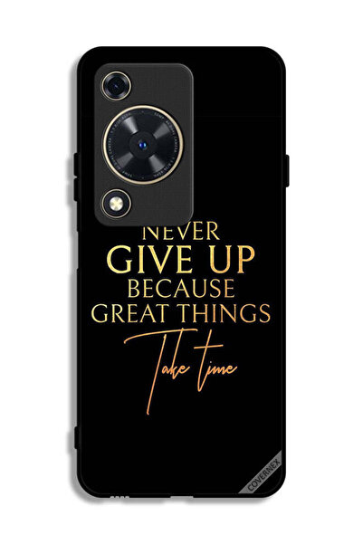 Covernex غطاء حماية لهاتف هواوي نوفا Y72S لا تستسلم أبدًا لأن الأشياء العظيمة...