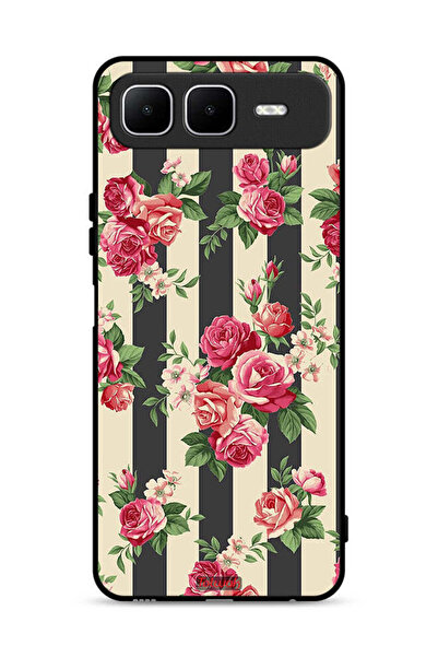 Tolwak غطاء حماية لهاتف إنفينيكس سمارت 10 بلس بنقشة الورود