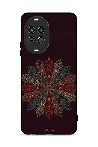 Tolwak غطاء حماية لهاتف هواوي نوفا 14 ألترا 5G بنقشة زهرة ماندالا
