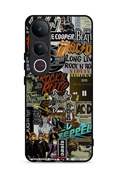 Tolwak غطاء حماية فيفو V50 لايت، تحيا موسيقى الروك أند رول