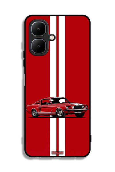 Tolwak غطاء حماية من إنفينيكس سمارت ١٠ بتصميم سيارة كلاسيكية تجريدية