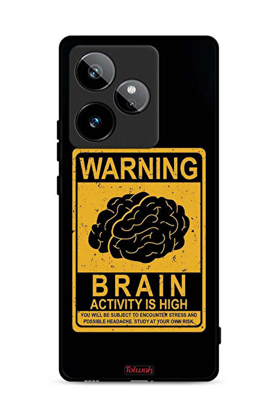 Tolwak غطاء حماية لهاتف Realme GT 7T 5G يحذر من ارتفاع نشاط الدماغ