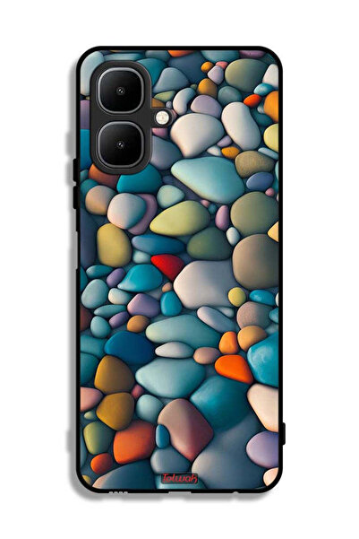 Tolwak غطاء حماية لهاتف إنفينيكس سمارت 10 بنقشة أحجار تجريدية