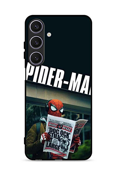 Tolwak غطاء حماية لهاتف Samsung Galaxy A17 - سبايدرمان يقرأ صحيفة