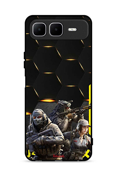 Tolwak غطاء حماية لهاتف Infinix Smart 10 Plus بخلفية Cyberpunk