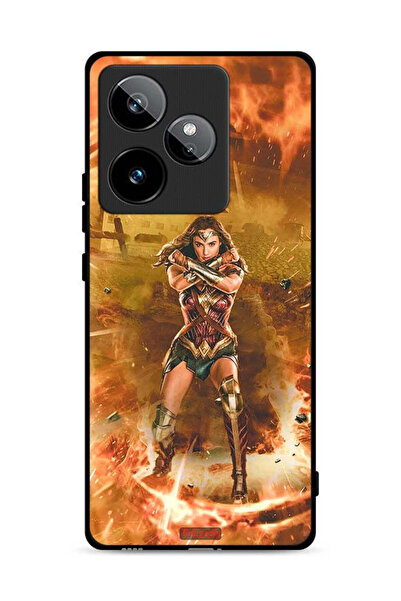 Tolwak غطاء حماية لهاتف Realme GT 7T 5G بتصميم Wonder Women