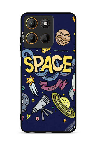 Covernex Motorola Moto G15 Protective Case Cover Space Art