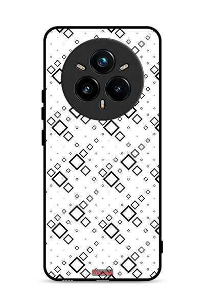 Tolwak غطاء حماية لهاتف Realme 14 Pro Plus 5G بتصميم مربع تجريدي فني رقمي