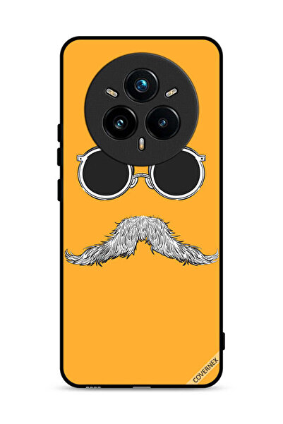 Covernex غطاء حماية لهاتف Realme 14 Pro 5G برسومات نظارات وشارب