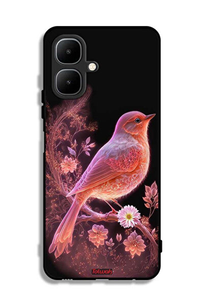 Tolwak غطاء حماية من إنفينيكس سمارت ١٠ برسومات طيور لطيفة