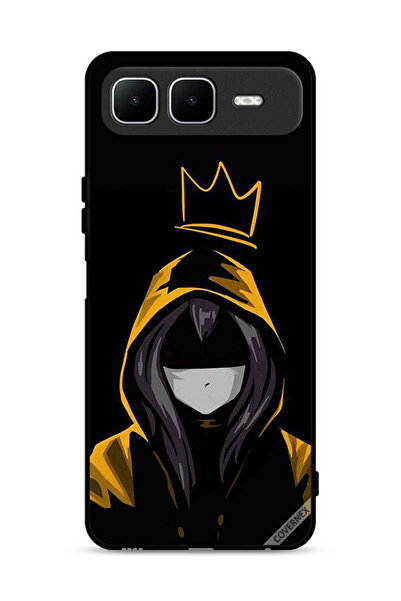 Covernex غطاء حماية لهاتف إنفينيكس سمارت ١٠ بلس بنقشة ملكة فتاة