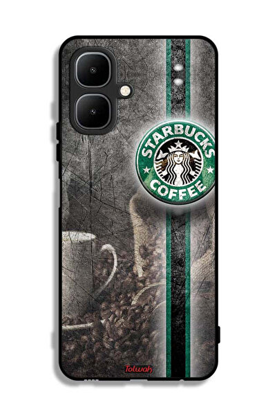 Tolwak غطاء حماية من إنفينيكس سمارت 10 بنقشة فن القهوة