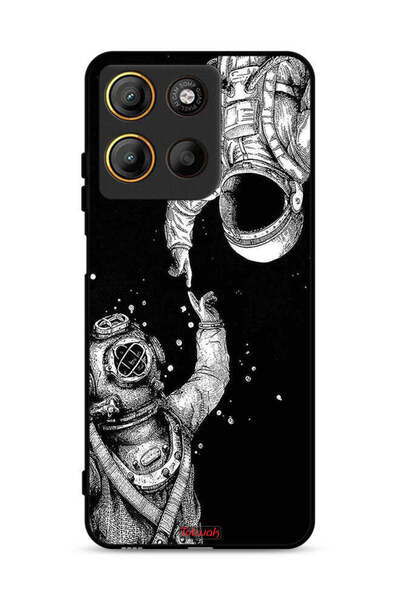 Tolwak غطاء حماية لهاتف موتورولا موتو جي 15 - رواد فضاء