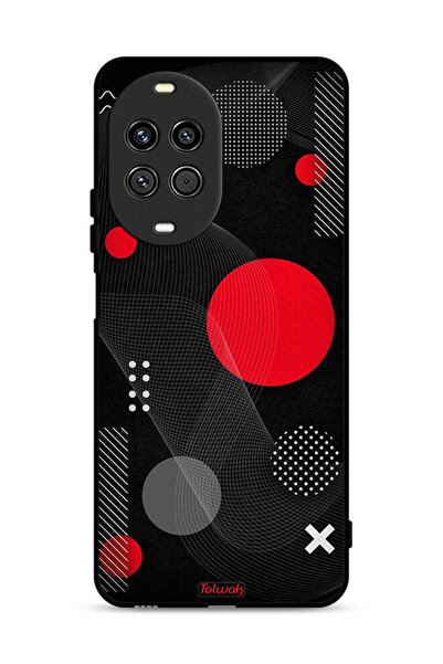 Tolwak غطاء حماية لهاتف هواوي نوفا 14 برو 5G بنمط دائري ومتقاطع