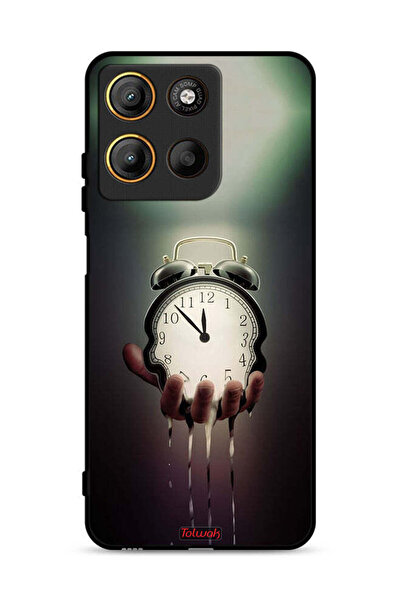 Tolwak غطاء حماية على شكل ساعة لهاتف موتورولا موتو جي 15