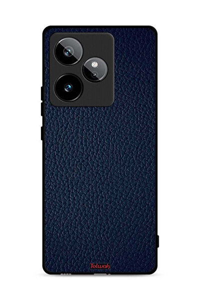 Tolwak غطاء حماية جلدي بنقشة جلدي لهاتف Realme GT 7 5G