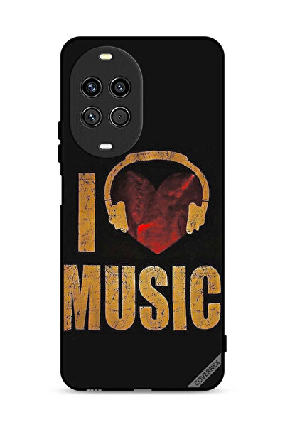 Covernex غطاء حماية لهاتف هواوي نوفا 14 ألترا 5G، تصميم عتيق، أحب الموسيقى