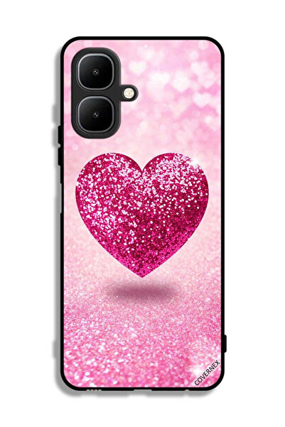 Covernex غطاء حماية لهاتف إنفينيكس سمارت 10 بنقشة قلب لامعة