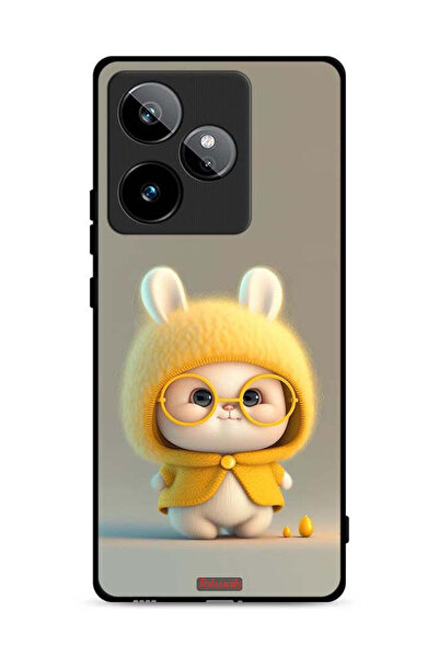 Tolwak غطاء حماية لهاتف Realme GT 7T 5G بتصميم أرنب صغير