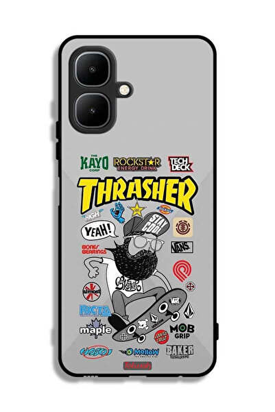 Tolwak غطاء حماية لهاتف تكنو بوب 10 - ملصق ثراشر