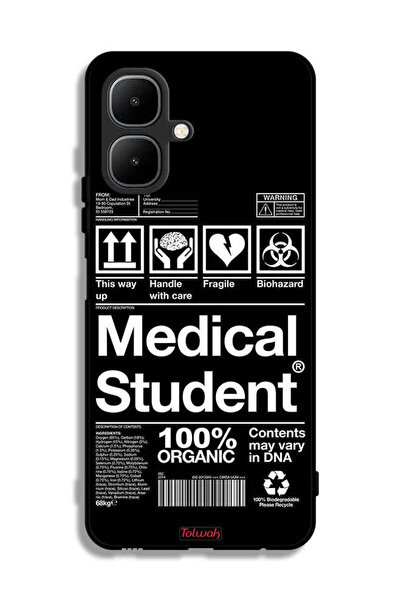 Tolwak غطاء حماية لهاتف تكنو بوب 10 - ملصق لطلاب الطب