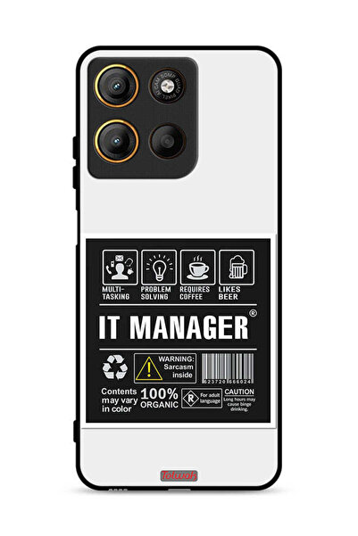 Tolwak غطاء حماية من موتورولا موتو جي 15 - ملصق مدير تكنولوجيا المعلومات