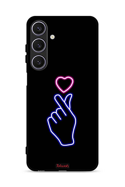 Tolwak غطاء حماية لهاتف Samsung Galaxy A17 برسومات قلب سناب