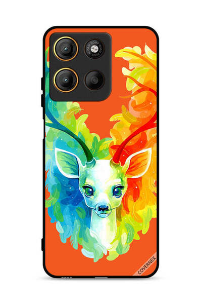 Covernex غطاء حماية لهاتف موتورولا موتو جي 15 - غزال ملون